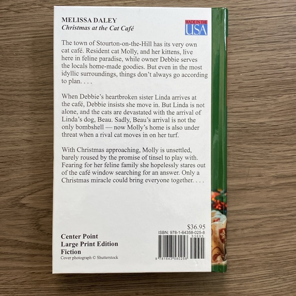 Christmas at the cat cafe hardcover book - Picture 3 of 4